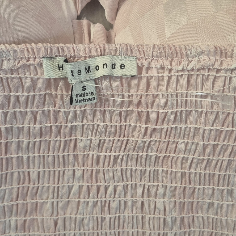 H&M Light Pink Ruffled Bra Top - Picture 3 of 5